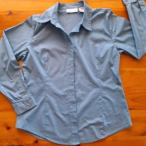 Vintage Long Sleeve Button Up Top